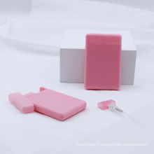 Pocke de couleur rose Perfume en plastique atomiseur rechargeable